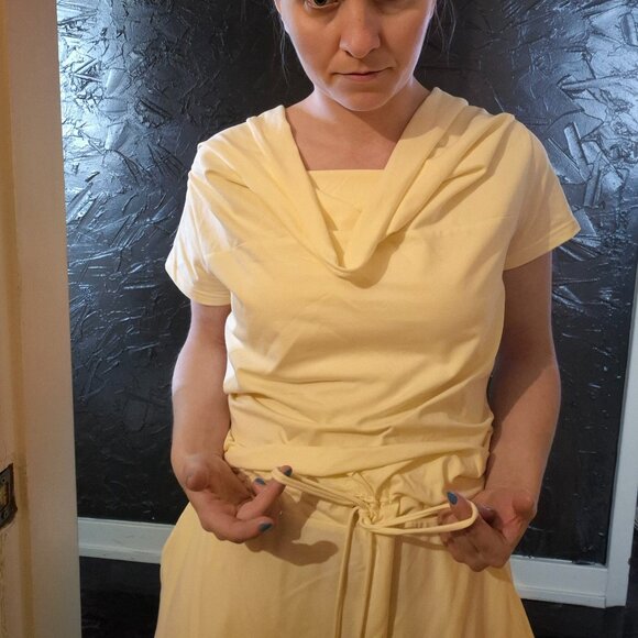 Shirt Maxi Butter Yellow Dress O.N.E from a European Brand - Picture 8 of 15